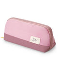 Mr. Pen- Wide-Opening Pencil Case, Triangle Design - color: Rose Pink