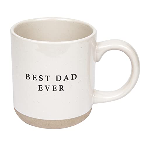 Sweet Water Decor Best Dad Ever Mug - 14oz Stoneware Mug- Gifts for Fathers, New Dad, Best Dad Gifts from Kids - Microwave and Dishwasher Safe - style: Best Dad Ever