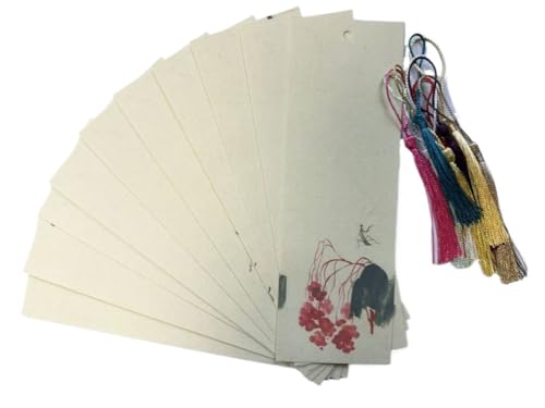 Easyou Handmade Red Xuan Paper for Spring Festival Words Customs Blessing (Bookmark QBS) - color: Bookmark QBS