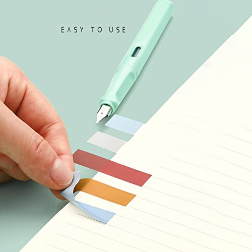 ELII 600 Pcs Index Tabs Page Markers,Transparent Sticky Notes,Book Tabs - size: 600pcs