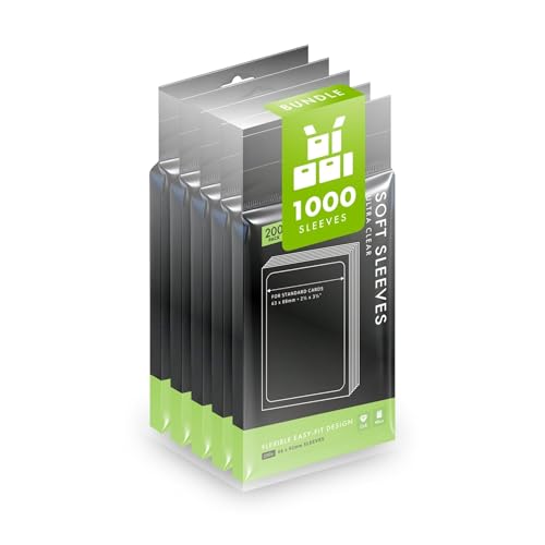 Vault X Soft Penny Sleeves (1000 Pack) Clear for Trading Cards TCG - size: 1000 Pack
