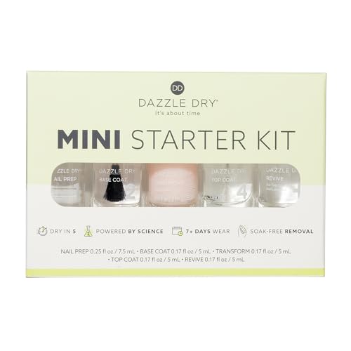 Dazzle Dry Starter Mini Kit + French Manicure Mini Flight