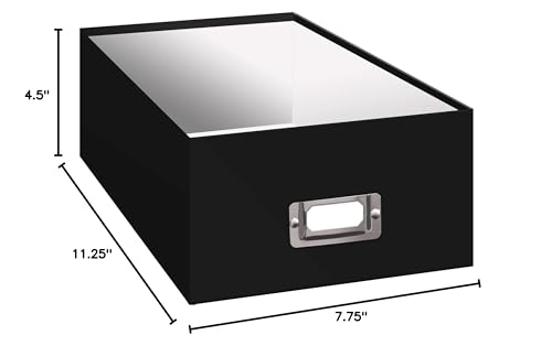 Pioneer Photo Albums B-1BW Photo Storage Box, Long Stems Design (Pack of 6) - color: Long Stems Design, size: Pack of 6
