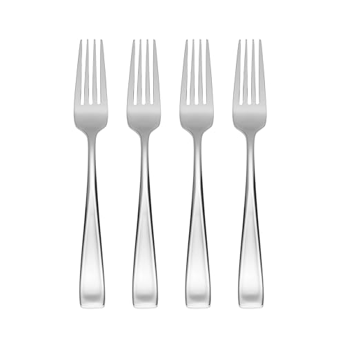 Oneida Moda Dinner Forks Silverware Set for 4, Flatware - style: Dinner Forks, Set of 4