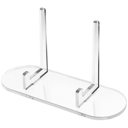 20 Pcs Acrylic Card Display Stand, Clear Mini Holder 0.6 Inch
