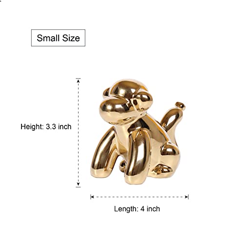 Gold Home Décor Balloon Figurine Accent (Monkey) - size: Monkey