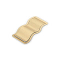 Papier Brass Wave Bookmark, 1.6" x 3"