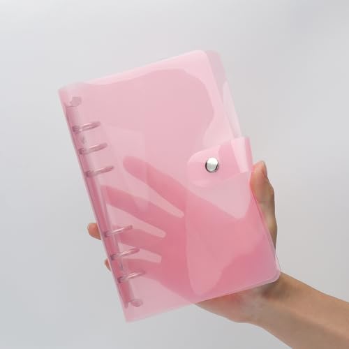 Pink A6 Budget Binder Planner Cover Shell Protector - color: Pink A6