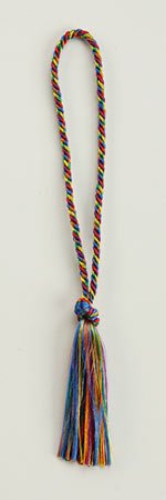 Tassel Depot 100 Floss Bookmark Tassels - Rainbow - color: Rainbow