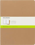 Moleskine Cahier Journal, Soft Cover, Large (5" x 8.25") Ruled/Lined, Black, 80 Pages (Set of 3)