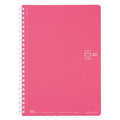 KOKUYO Spiral Lined Notebook, 8.3'' x 5.8'' Pastel Journal A5 Soft Ring Notebooks with Dot 6 mm Ruled, 80 Sheets, Light Pink 1 Subject Notebook, Note Taking for School (SU-SV338BT-LP) - color: Light Pink, size: A5