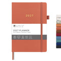 &And Per Se 2027 Planner, 12-Month Monthly & Weekly, 2027 Calendar Planner with 100gsm Paper, A5 Hardcover Faux Leather, 5.7" x 8" (Terracotta) - color: Terracotta, size: 5.7" x 8"(Jan 2027-Dec 2027)