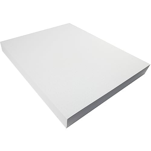 Dotted Grid Paper, Letter Size, 160 Sheets/320 Pages, 160 GSM Maximum Thickness, 8.5 x 11 inch, White, Unpunched, for Calligraphy, Journaling, Binder Refill Inserts, Writing, Art
