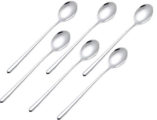 Long-handled Korean Stainless Steel Fork Set (Spoons, 6) - color: Spoons