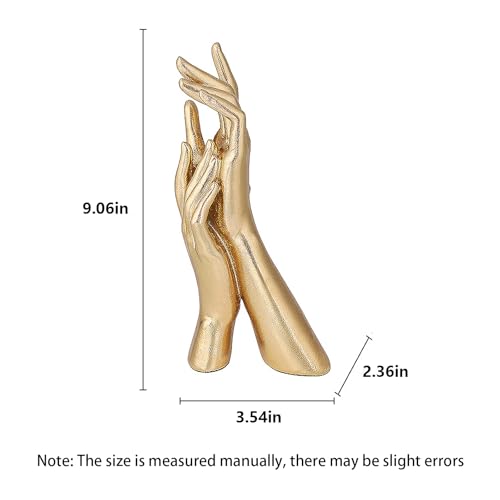Golden Hands Sculpture Resin Statues Home Decor (Golden Hands) - color: Golden Hands