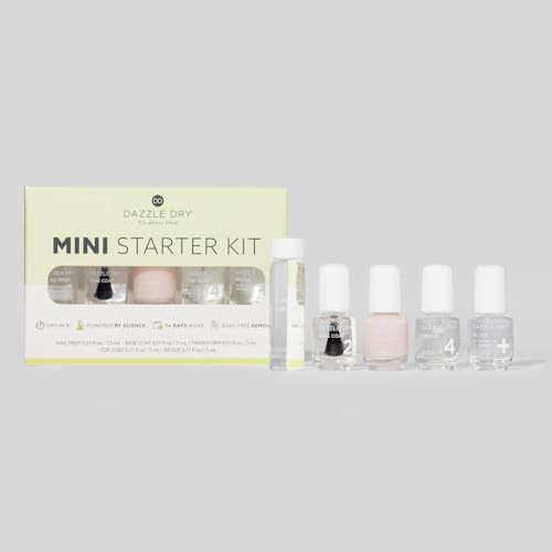 Dazzle Dry Starter Mini Kit + French Manicure Mini Flight