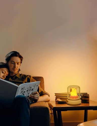 WANIDEA Capybara Night Light for Kids, Cute Lamp and Ambient Lighting - color: Capybara Green