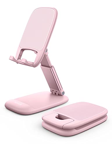 Lamicall Pink Phone Holder, Desk Accessories - Rose Gold Office Holder - color: Pink