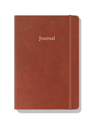 Wykeham's Executive 2026 Undated Daily Journal Planner – Customization Available (Brown, 8.5"×5.5") - color: Brown