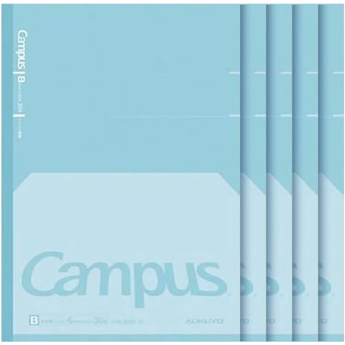 KOKUYO B5 Composition Notebooks, 5 Pack Campus Comp Book with Dot 6mm Ruled - color: Green, size: 6mm Dot Ruled