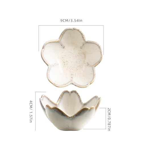 Floral Vanity Tray, Ceramic Jewelry Dish for Rings - color: grey