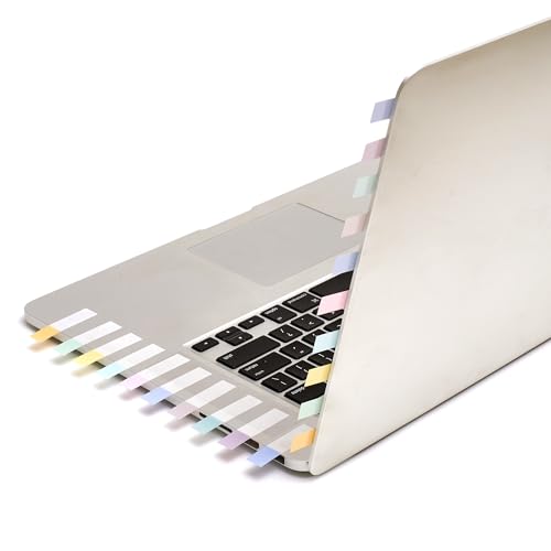 Sticky Tabs Notes Page Marker - 1000Pcs 1.77-Inch Repositionable Sticky Index Tabs Colorful Page Tab for Annotating Books, Files and Notebook Dividers, Teacher School Office Supplies,Study Aids - color: Pastel