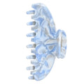 Luxury Hair Claw Clip Premium Acetate Strong Hold 4 Inch (Opal Blue) - color: Opal Blue