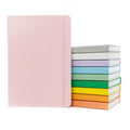 PAPERAGE Lined Journal Notebook, 10 Pack, (Pastel Rainbow), 160 Pages, Medium 5.6 in x 8 in - 100 GSM Thick Paper – Hardcover Journaling Notebook for Work, School & Note Taking - color: Pastel Rainbow, style: G. Lined-10 Pack