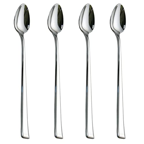 Iced Tea Spoons,Mixing Spoons Set of 4,18/10 Stainless Steel,7.9 Inches - size: 4-piece