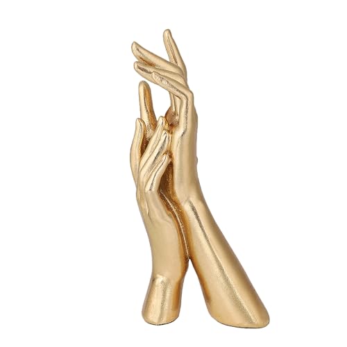 Golden Hands Sculpture Resin Statues Home Decor (Golden Hands) - color: Golden Hands