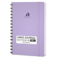 Nextnoid A5 Lined Spiral Notebook - 170 Pages, College Ruled, Purple - color: f-Purple