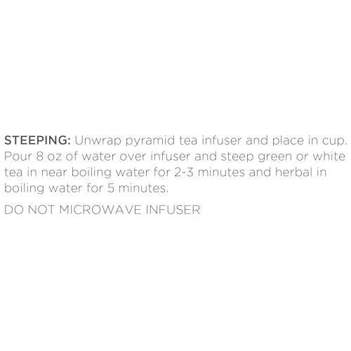 Tea Forte Tea Sampler, 20 Pyramid Infuser Bags, Premium Tea Gift Set