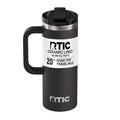 RTIC 20oz Road Trip Travel Mug with Lid and Handle, Midnight - color: Midnight, size: 20 Ounces
