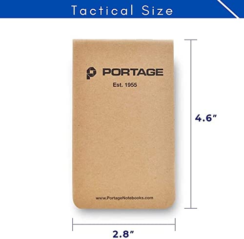 Small Notebook, Notepad for Field Notes, Grid Dot Paper – Pocket Journal Field Notebook, Pocket Sized Notepad for Taking Notes, Top Bound, Durable & Flexible – 2.8 x 4.6 Inches, 64 Pages (Pack of 6) - color: Grid Dot Pages, size: 6 Pack