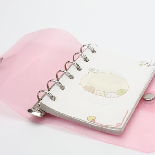 Pink A7 Budget Binder Planner Cover Shell Protector - color: Pink A7