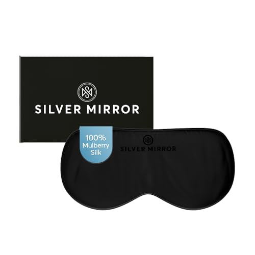 100% Silk Sleep Essentials Set in Black: Pillowcase and Eye Mask - color: Black