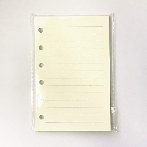 A7 Planner Refill, A7 Agenda Refill Paper Rulled Line for 6 Rings Filofax, Personal Mini Journal Inserts, 6 Holes/100gsm,Pocket Size 4.84 x 3.23'', Harphia - color: Line, size: A7