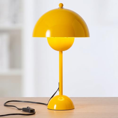 Creative Mid-Century Modern Bud Table Lamp for Home&Office, Melon Yellow - color: Melon Yellow