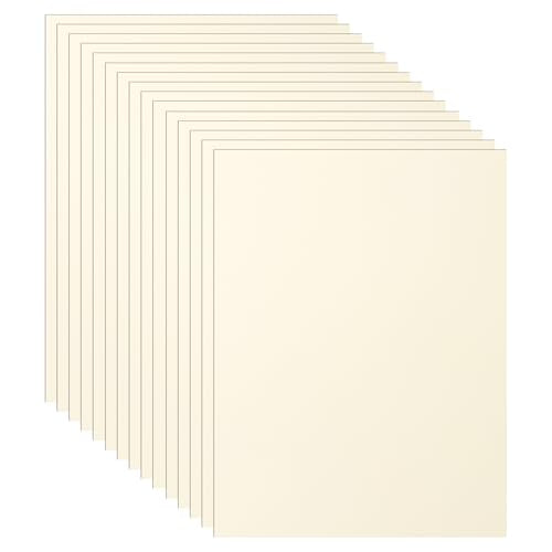Guakicae 40 Sheets Cream Cardstock 8.5 x 11 Off White Paper 75lb - color: Cream, size: 40 Sheets
