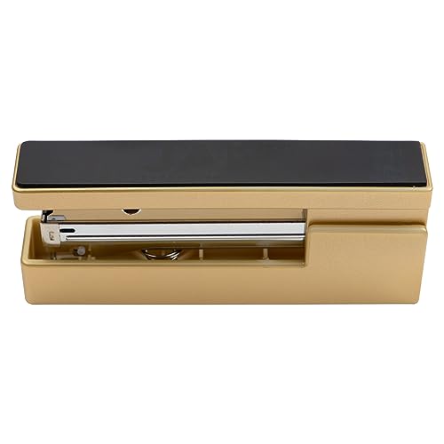 JAM PAPER Modern Desk Stapler - Gold - Sold Individually - color: Gold, size: Pack of 1