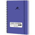 Nextnoid A5 Lined Spiral Notebook - 170 Pages, College Ruled, Violet Purple - color: j-Violet Purple