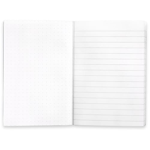 eeBoo: Cecilia's Little Books – Set of 3 Small Notebooks, 5.75 x 4, 64-Page Journals with Lines & Dot Grid Pages, Portable Journals - style: Cecilia's