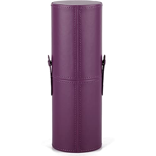 Narwey Makeup Brush Holder Travel Brushes Case Bag Cup Storage Dustproof for Women (Purple) - color: Purple