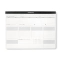 Weekly Dashboard Planner w/Daily Habit Tracker for Work Professionals - color: Black