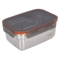 304 Stainless Steel Food Storage Container with Lid, Leak Proof Airtight Lunch Box, Reusable Lunch Box Containers Food Storage Box for Kitchen Freezer (1900ML) - color: 1900ML