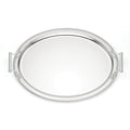 Reed & Barton Oval Silverplate Serving Tray with Handles, 17-inch - style: Oval