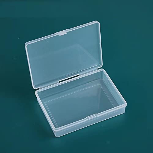 4PCS Playing Card Deck Cases Clear Plastic Gaming Game Card Holder Organizer, Snaps Closed Clear Card Box, Plastic Card Storage Box, Empty Trading Card Storage Box (NO CARDS) - color: transparent case(4Pcs)