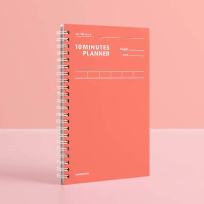 10 Minutes Planner 100 Days Color Chip (Living Coral) / Study Planner/Planner