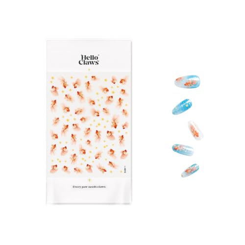 5D Embossed Under The Sea Stickers for Nail Art Jelly Fish Self-Adhesive Nail Art Decals for Women Nail Supplies Art Design Stickers (to4812) - style: to4812