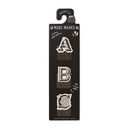 IF Mini Marks - ABC, Magnetic pagemarker (3pcs) - style: ABC